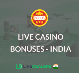 live casino bonus india