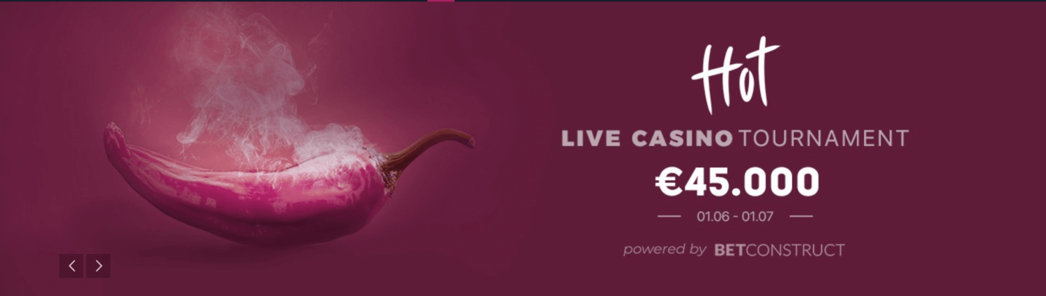 vbet live dealer casino race