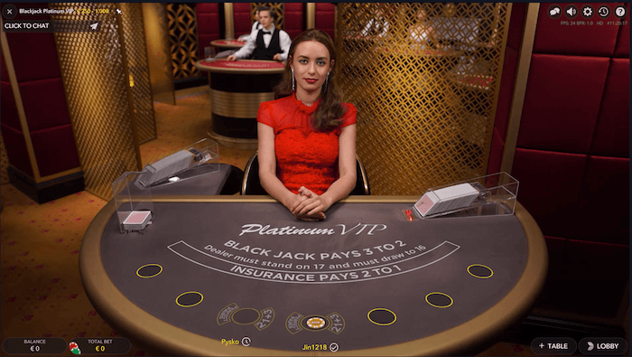 Platinum VIP Blackjack