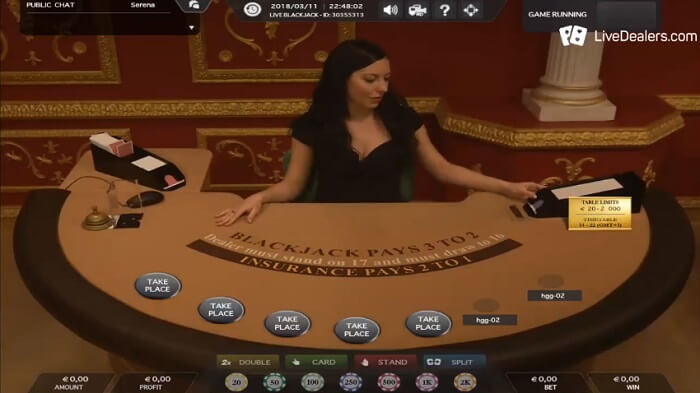 Medialive VIP Blackjack