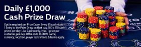 William Hill’s Daily Cash Prize Draw Offers €1,000 in Prizes