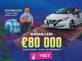 vbet_casino_launches_promo_offer_with_€80,000_pool_and_nissan_leaf